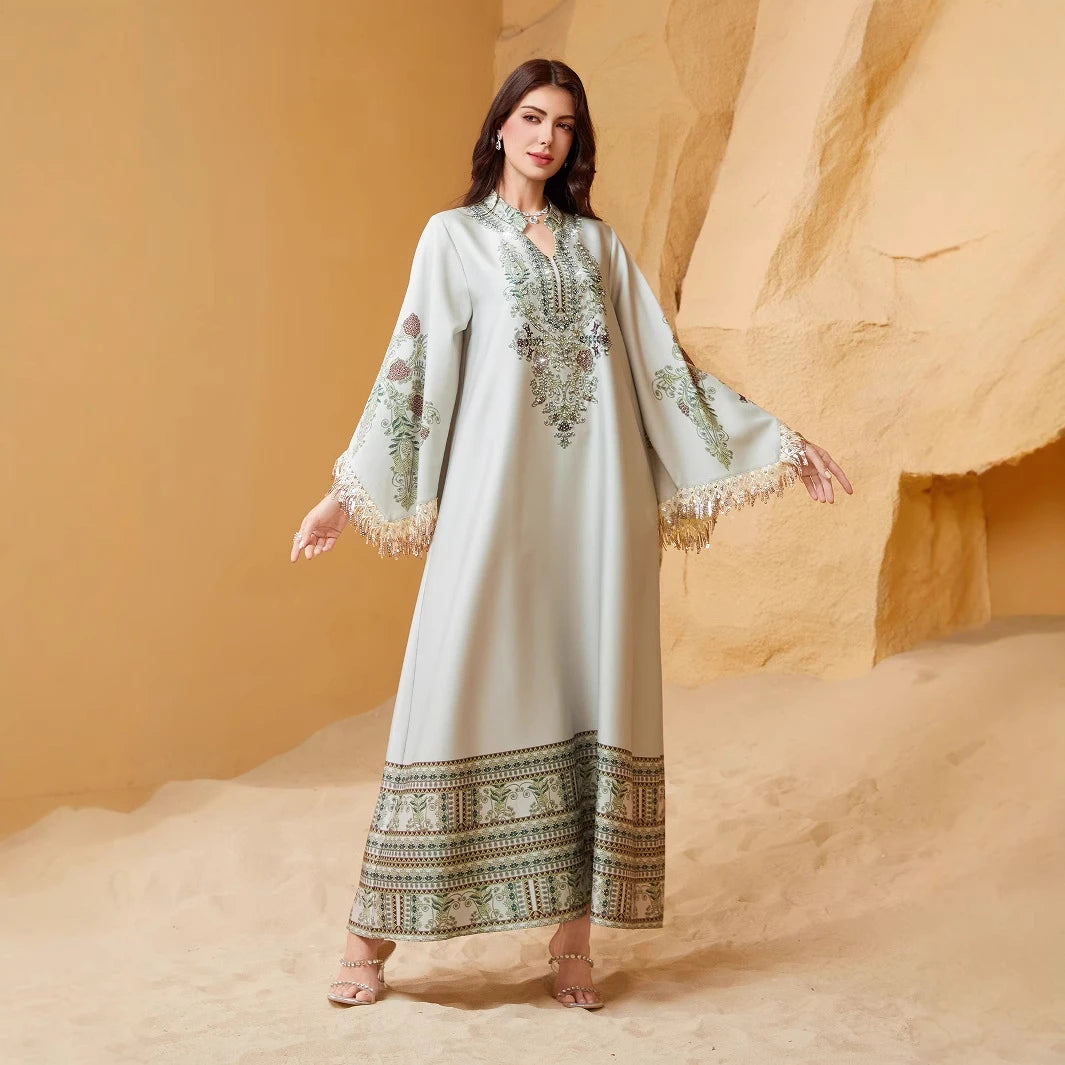 Athena Plissé Maxi Abaya