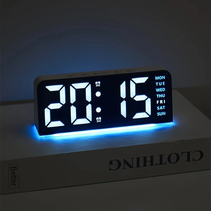 Backlight Snooze Clock Modern Amvola